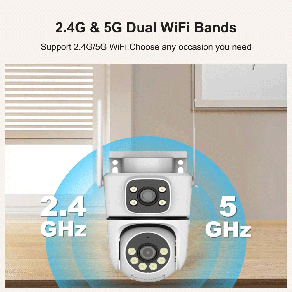 10MP Tuya 5G Wifi PTZカメラ 4Kデュア - Smart Home Battery Camera Ezviz のレビューと価格
