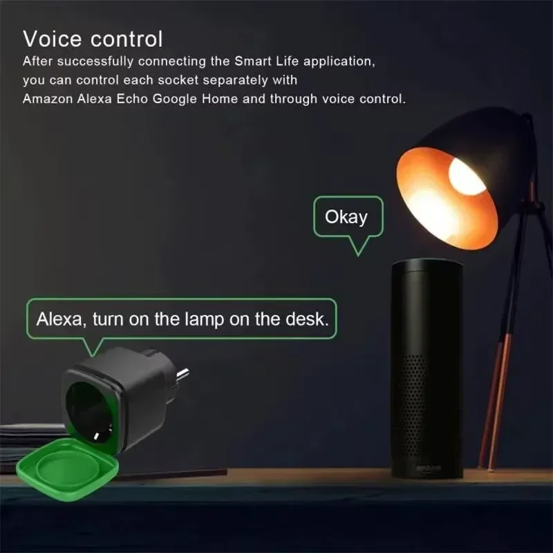Tuya EU 16A WiFiスマート防水ソケット屋外用ソ - Smart Home Ikea のレビューと価格