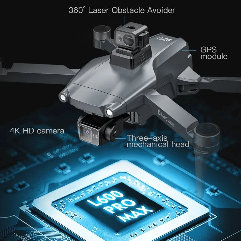 L600 プロマックス GPS ドローンプロフェッショナル  - Smart Home Camera のレビューと価格