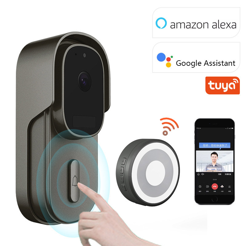 Tuya ビデオドアベル 2MP 防水 1080P WiFi - Smart Home Video Doorbell Enhanced Security With Smart Doorbell のレビューと価格