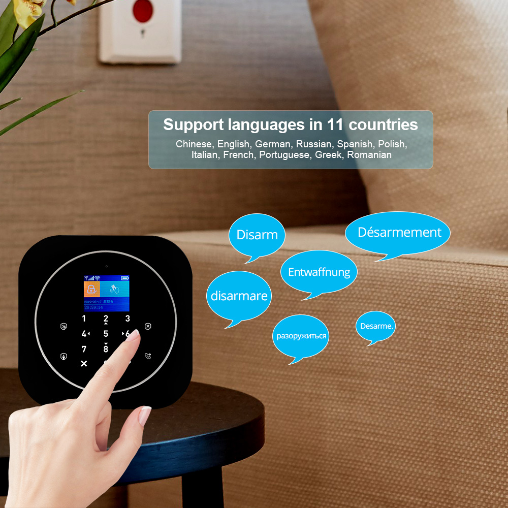 KERUI G12 ワイヤレス Tuya ホーム警報システム - Smart Home Package のレビューと価格