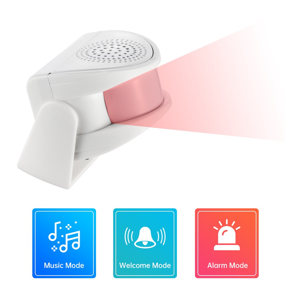 フューアワイヤレスゲスト歓迎チャイムアラームドアベルピルモー - Wireless Door Sensor のレビューと価格