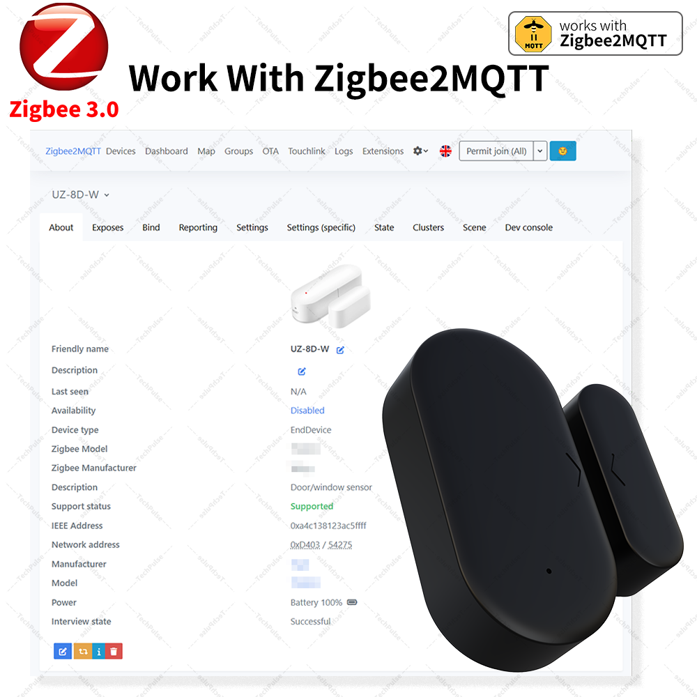 Zigbee 3.0 ドア/窓センサーは、Yandex Al - Smart Home Yandex のレビューと価格