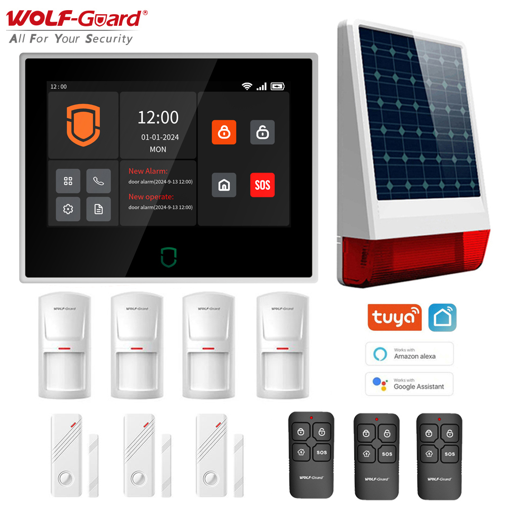 Wolf-Guard 7 インチ タッチ スクリーン WiF - Smart Home Package のレビューと価格