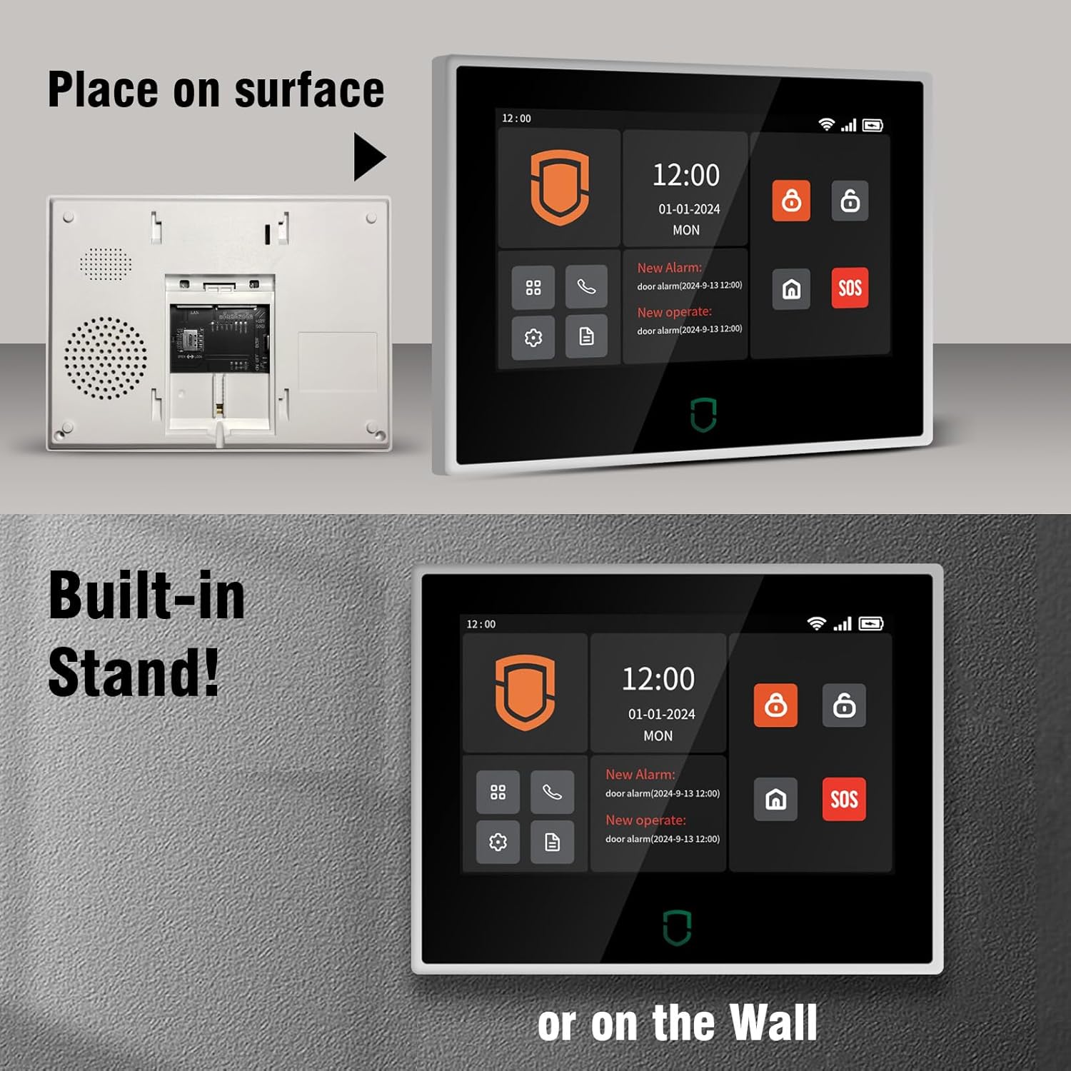 Wolf-Guard 7 インチ タッチ スクリーン WiF - Smart Home Package のレビューと価格