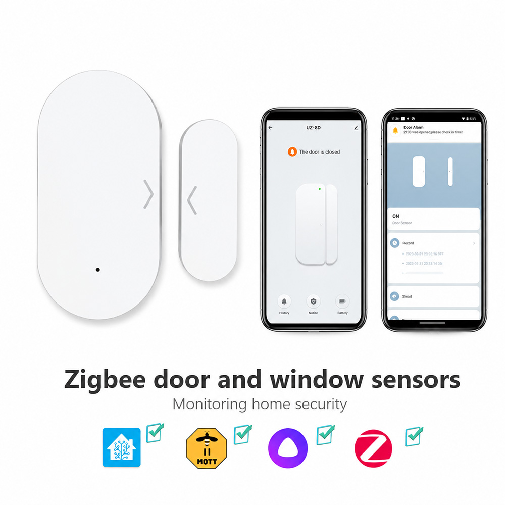 Zigbee 3.0 ドア・窓センサー 磁気接点 スマートホ - Smart Home Yandex のレビューと価格