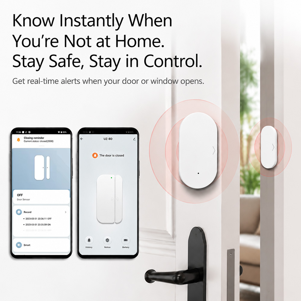 Zigbee 3.0 ドア・窓センサー 磁気接点 スマートホ - Smart Home Yandex のレビューと価格