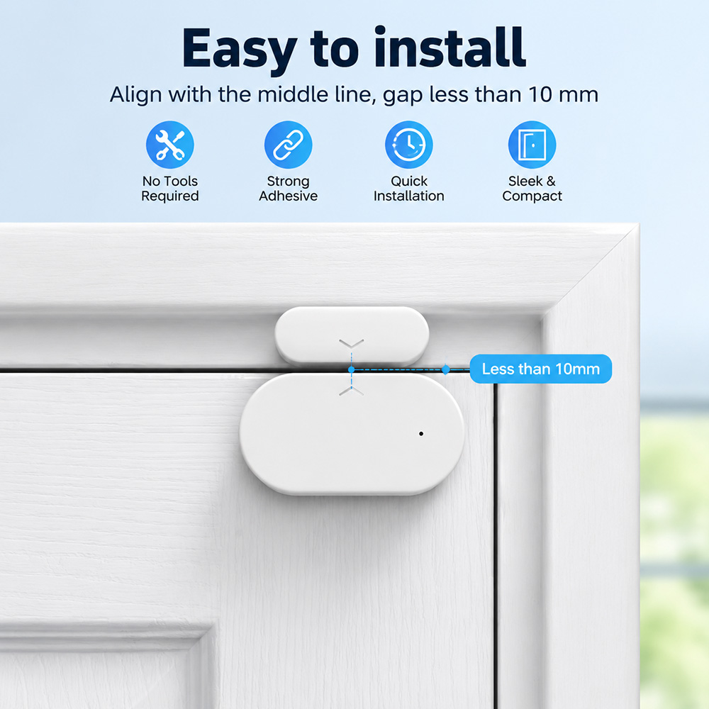 Zigbee 3.0 ドア・窓センサー 磁気接点 スマートホ - Smart Home Yandex のレビューと価格