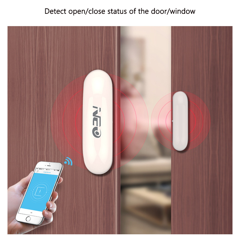 Tuya WiFi ドア&窓センサー インテリジェントワイヤ - Wireless Door Sensor のレビューと価格