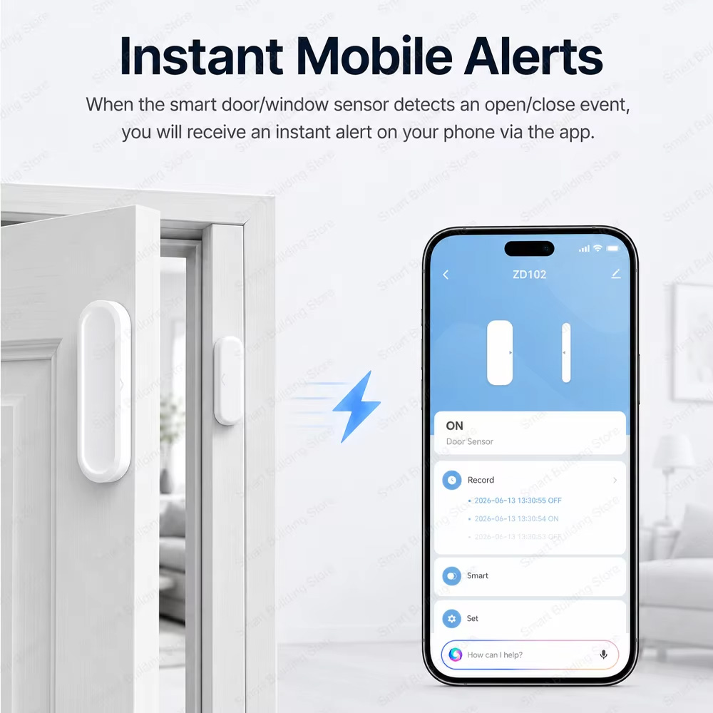 Tuya Zigbee 3.0 ドア・窓センサー IP65  - Smart Home Yandex のレビューと価格