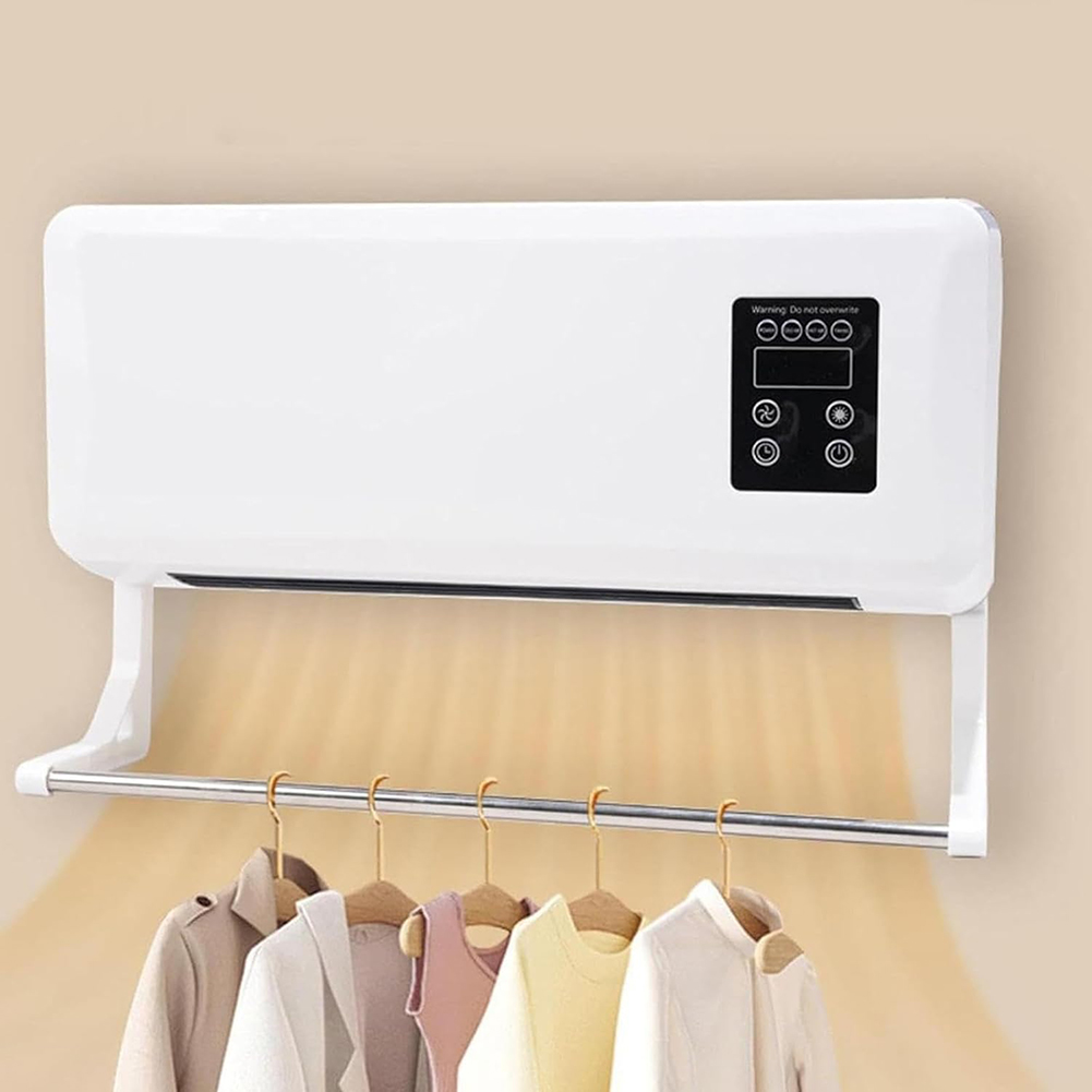 1500Wの壁掛け式電気室内ヒーター。リモコン付き。2in1 - Smart Bathroom Fan のレビューと価格