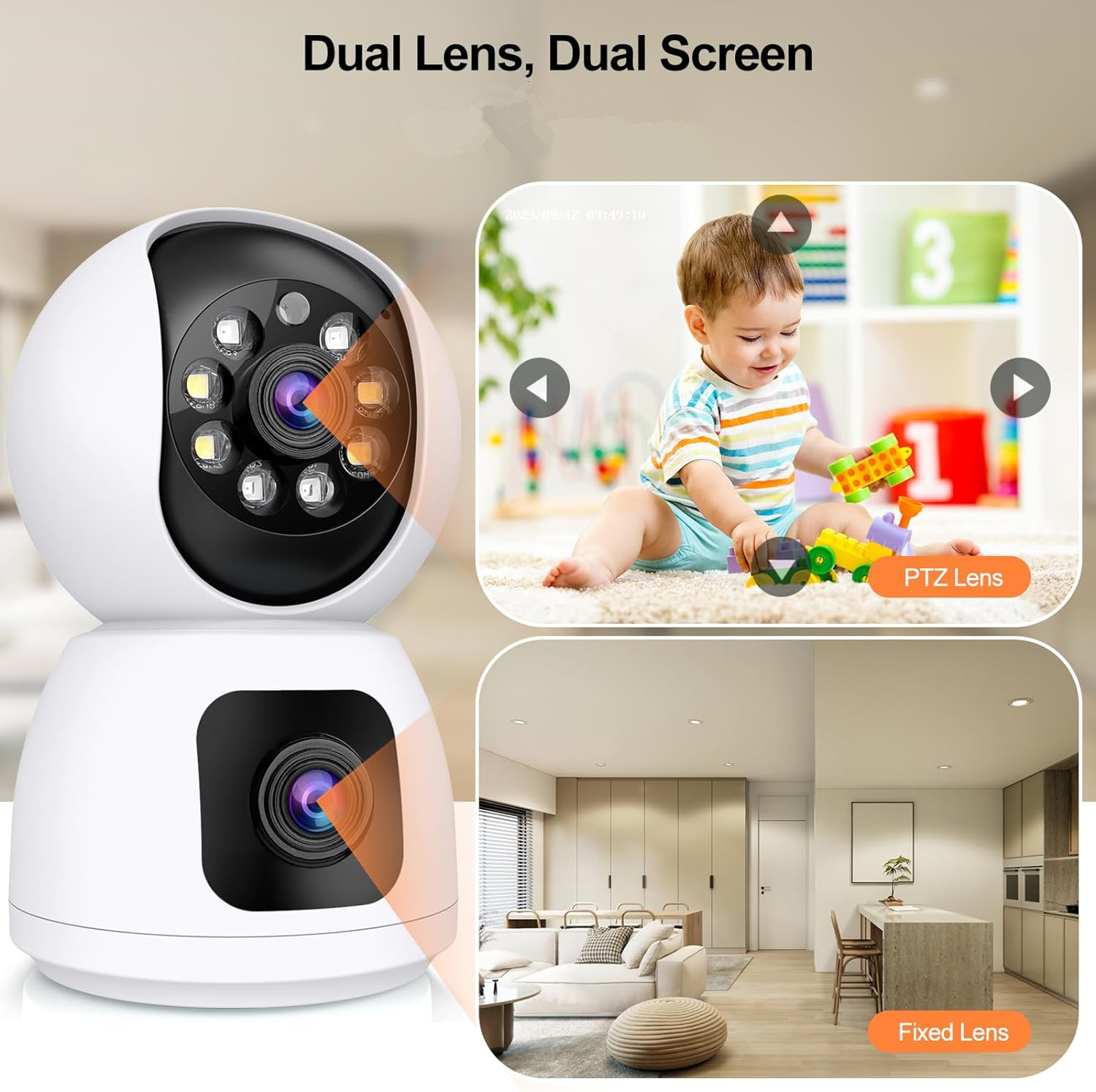ANSVICAM Tuya スマート 4K 8MP デュアル - Smart Home Battery Camera Ezviz のレビューと価格