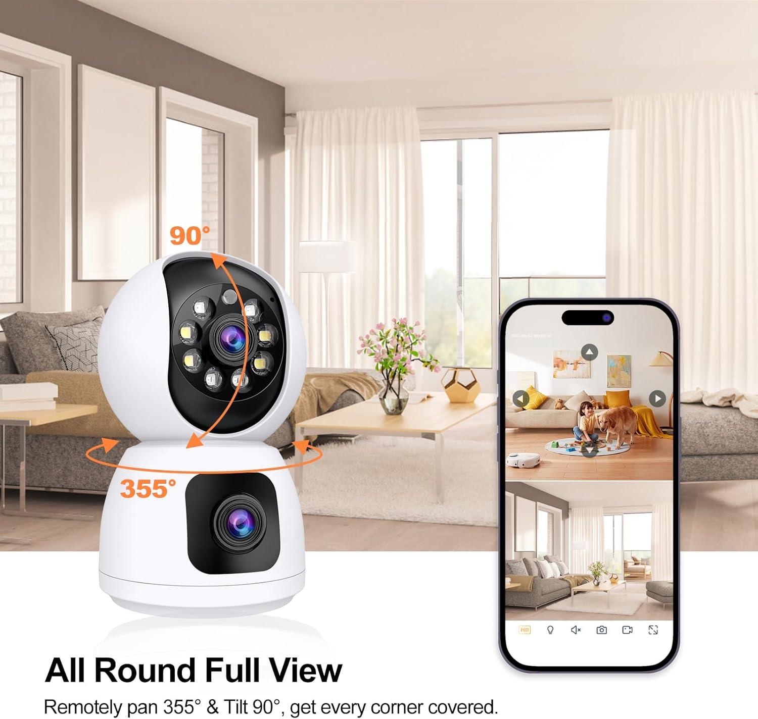 ANSVICAM Tuya スマート 4K 8MP デュアル - Smart Home Battery Camera Ezviz のレビューと価格