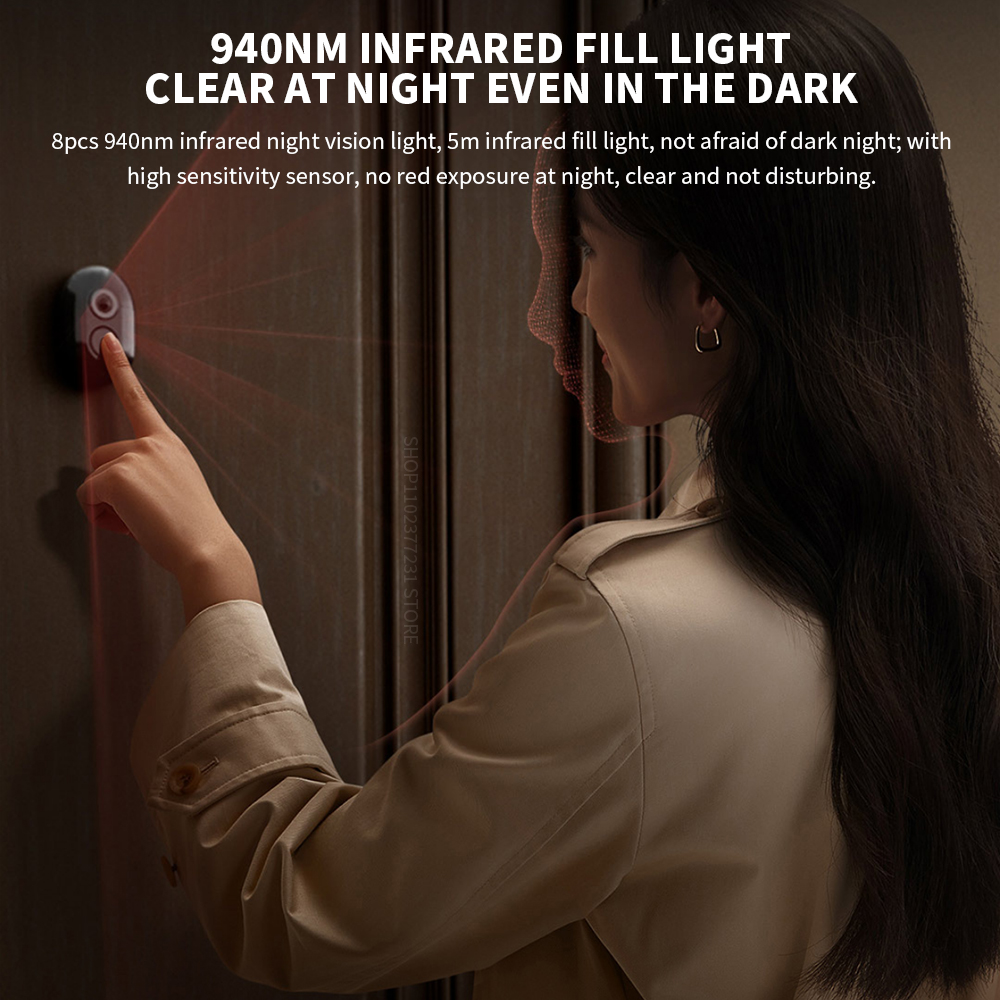 Xiaomiスマートキャットアイ2 WiFiワイヤレスカメラ - Smart Home Video Doorbell Enhanced Security With Smart Doorbell のレビューと価格