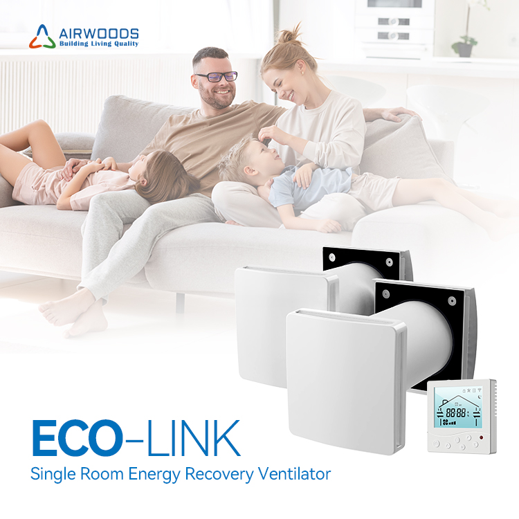 LCDディスプレイ搭載熱回収換気装置（ERVシステム）、Tu - Smart Home Ventilation System のレビューと価格