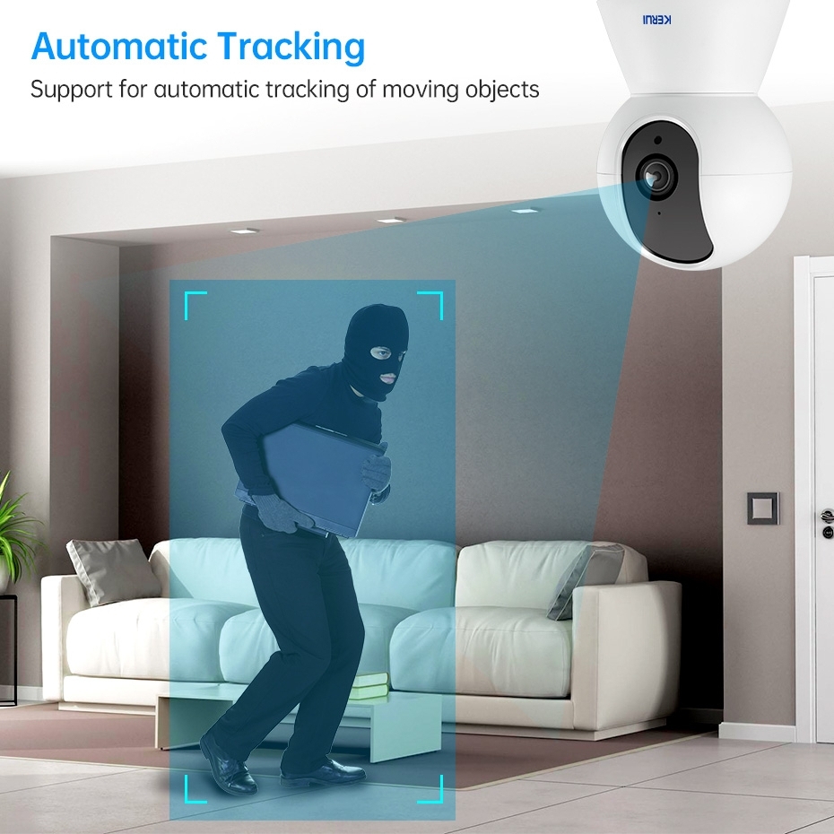 Kerui-屋内CCTV監視カメラ,スマート,Tuya,wi - Smart Home Battery Camera Ezviz のレビューと価格