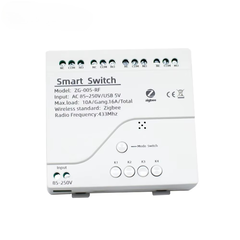 Tuya 4CH Zigbeeスイッチリレーモジュール US - Tuya Smart Switch のレビューと価格