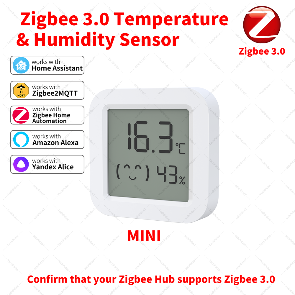 Zigbee 3.0 センサー 温度湿度センサー Zigbe - Smart Home Yandex のレビューと価格