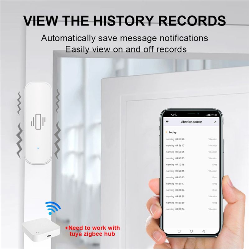 Tuya スマート振動センサー Zigbee Tuya セン - Zigbee Motion Sensor のレビューと価格