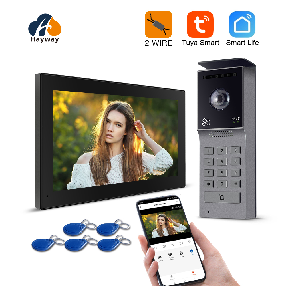 Tuya Wifi スマートホームビデオドアホン ビデオイン - Smart Home Video Doorbell Enhanced Security With Smart Doorbell のレビューと価格