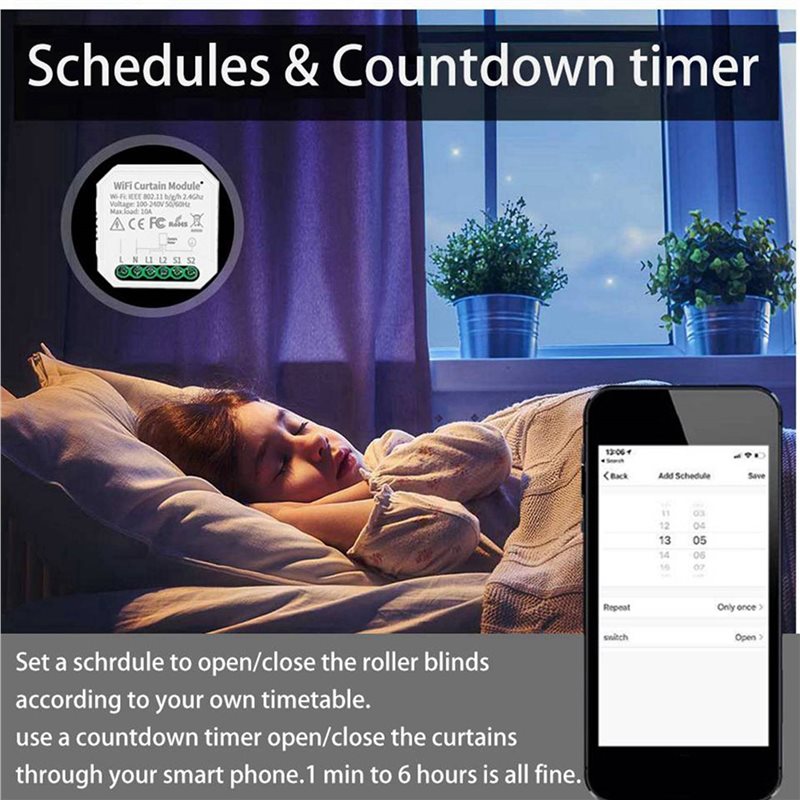 A27F-3X Tuya WIFIスマートカーテンモジュール - Smart Home Remote Control のレビューと価格