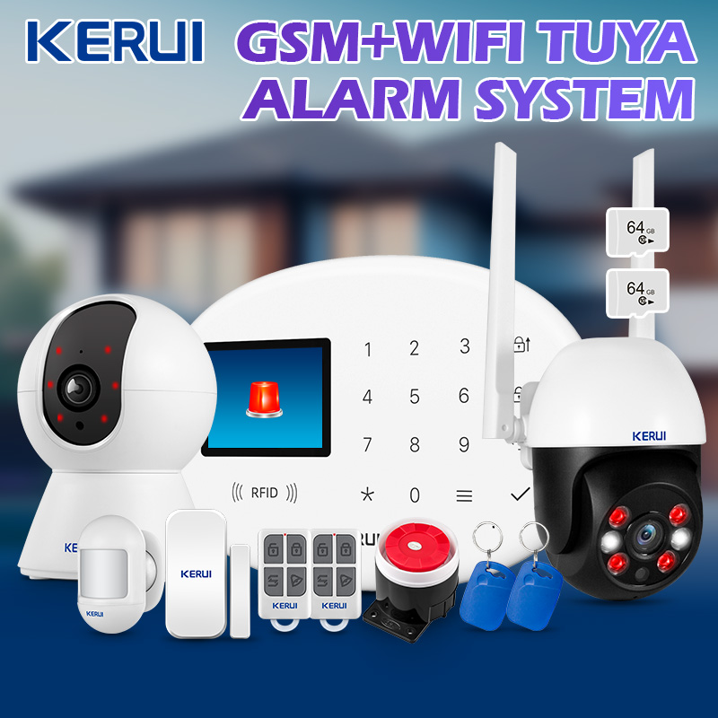 KERUI Tuya ワイヤレスホームアラームキット スマー - Home Automation Kit のレビューと価格