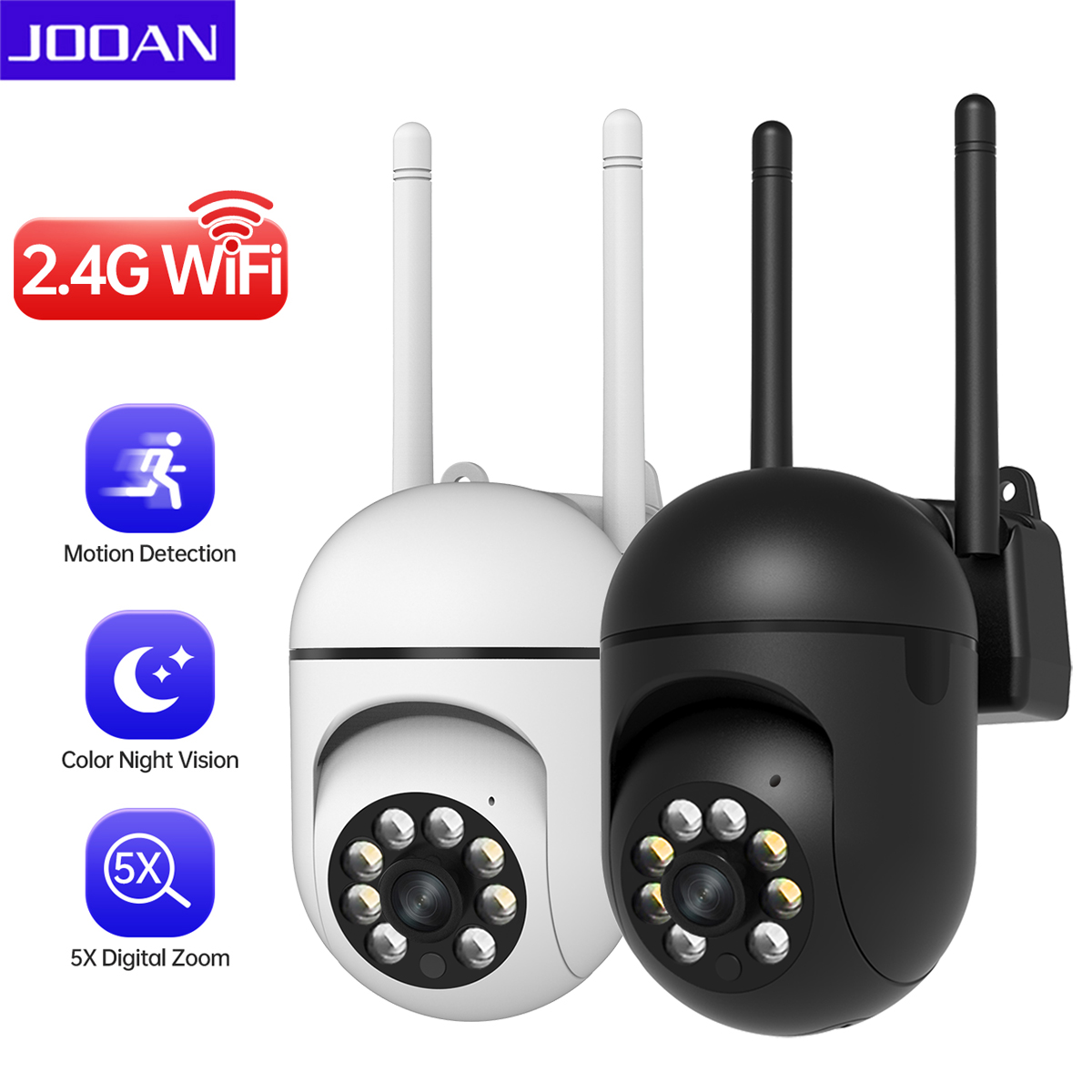 JOOAN 1296P PTZ IPカメラ スマートホーム  - Smart Home Cctv Camera のレビューと価格