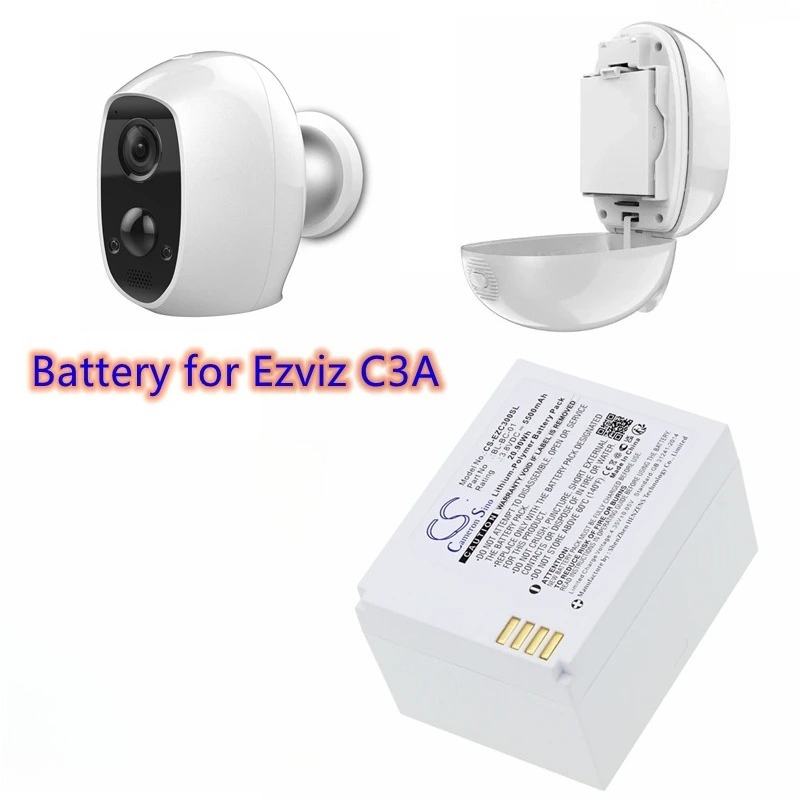 ホームセキュリティカメラバッテリー 3.8V/5500mAh - Smart Home Battery Camera Ezviz のレビューと価格