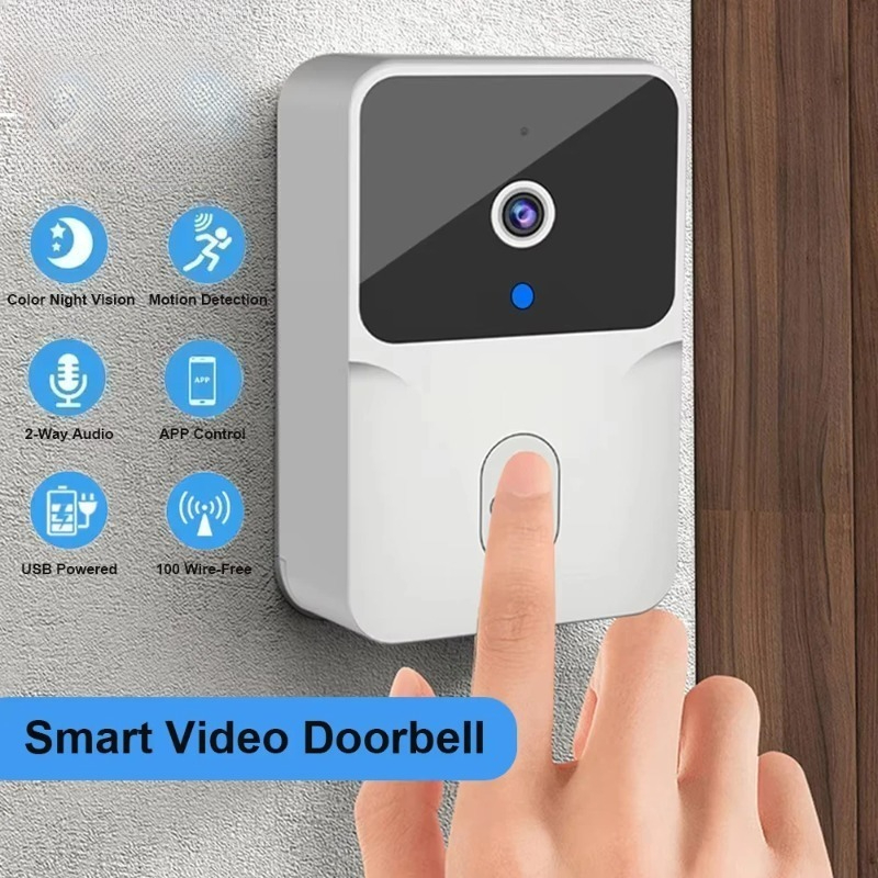 スマートホーム Wi-Fi ドアベル HDカメラ 赤外線アラ - Smart Home Video Doorbell Enhanced Security With Smart Doorbell のレビューと価格