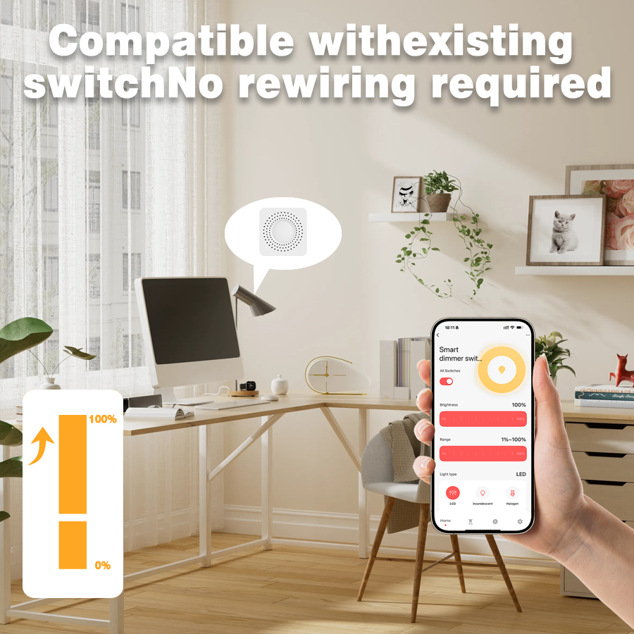Tuya WiFi 隠し調光スイッチ 壁内ジャンクションボッ - Tuya Smart Switch のレビューと価格